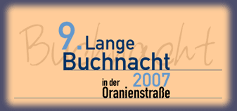 9. Lange Buchnacht in der Oranienstraße