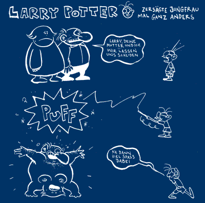 Larry Potter-Cartoon