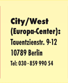 Modern Graphics im Europa-Center/City West: Tauentzienstr. 9-12, 10789 Berlin