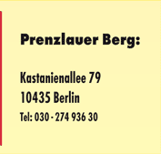 Modern Graphics im Prenzlauer Berg: Kastanienallee 79, 10435 Berlin