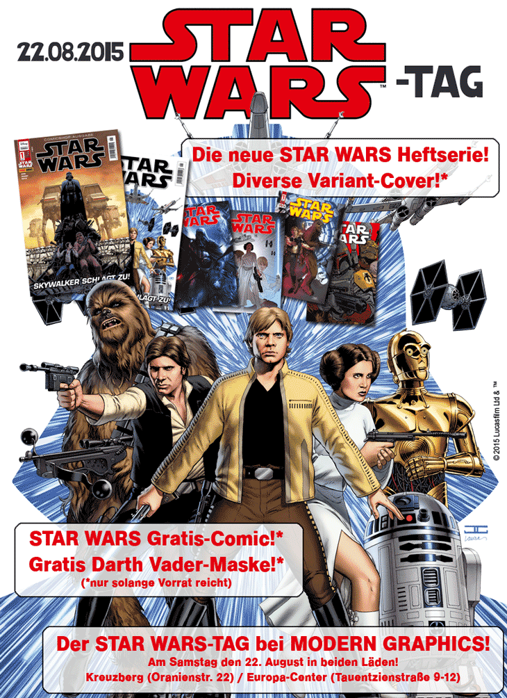 Star Wars Tag beo Mopdern graphics am 22.08.15 Uhr