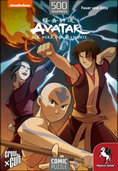 Comic-Puzzle: Avatar - Feuer und Blitz 