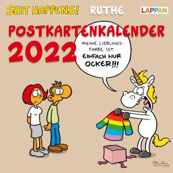 Shit Happens Postkartenkalender 2022 