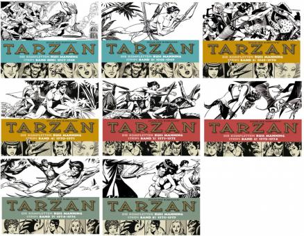 Tarzan: Die kompletten Russ Manning Strips Komplett-Bundle (Band 1-8)