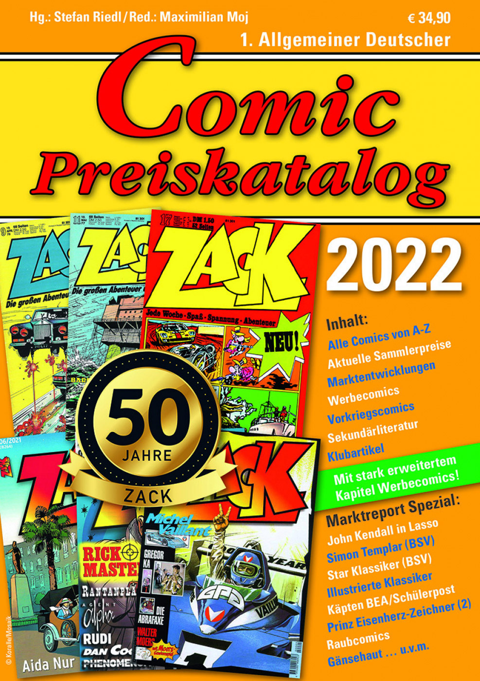 Maximilian Hardcover Stefan|Moj Comic Preiskatalog 2021 HC Riedl 